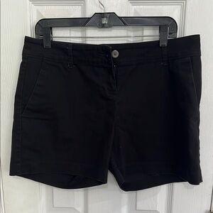 The Limited Black Bermuda Shorts Tailored Cotton Blend
